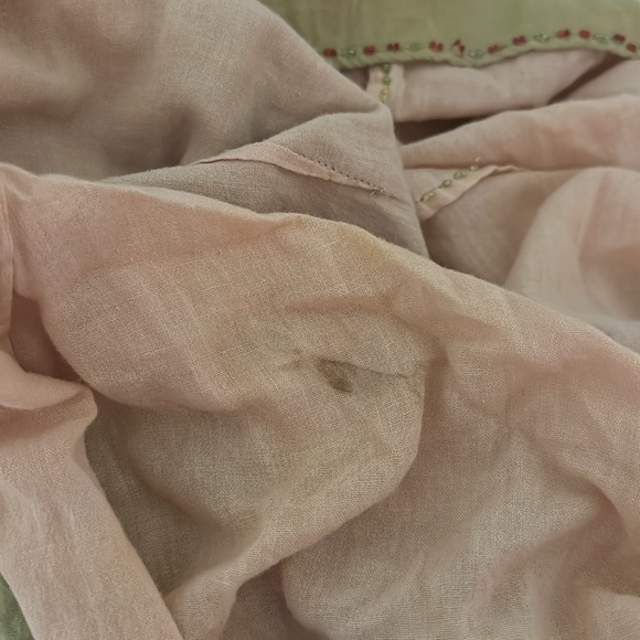 Salabianca Women’s Sleeveless Striped Sequin Artsy Dress Green Yellow Size 2 - Picture 13 of 13